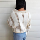 Fluffy Clouds Zip Sweater In Ivory Cream - Infinity Raine