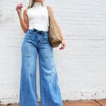 Flying Monkey Bottoms - Pants Flying Monkey Elastic Tie Baggy Jeans