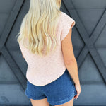Side Buckle Skort In Indigo - Infinity Raine