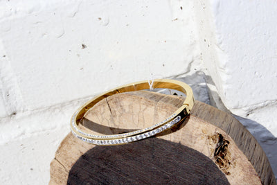 Diamonds For Days Bracelet-Gold - Infinity Raine