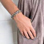 Fossick Imports Jewelry - Bracelets Double Row Cable Bracelet 64601078