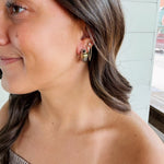 Fossick Imports Jewelry - Earrings Silver Cable Hoop Earrings 83909366