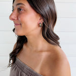 Fossick Imports Jewelry - Earrings Silver Cable Hoop Earrings 83909366