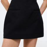 French Connection Azra Pocket Mini Skirt In Black - Infinity Raine