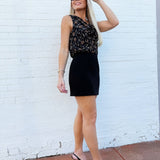 French Connection Azra Pocket Mini Skirt In Black - Infinity Raine