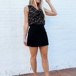 French Connection Azra Pocket Mini Skirt In Black - Infinity Raine