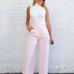 French Connection Bottoms - Pants French Connection Harry Suiting Trousers In Soft Blush