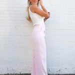 French Connection Bottoms - Pants French Connection Harry Suiting Trousers In Soft Blush