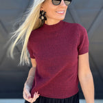 French Connection Tops - Blouses French Connection Vhari Top In Cabernet