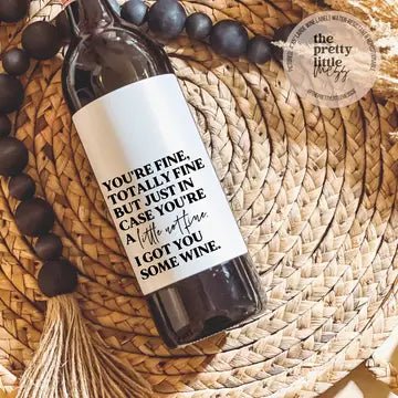 Funny Giftable Wine Labels - Infinity Raine