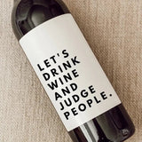 Funny Giftable Wine Labels - Infinity Raine