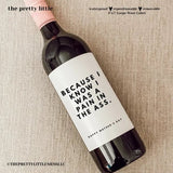 Funny Giftable Wine Labels - Infinity Raine