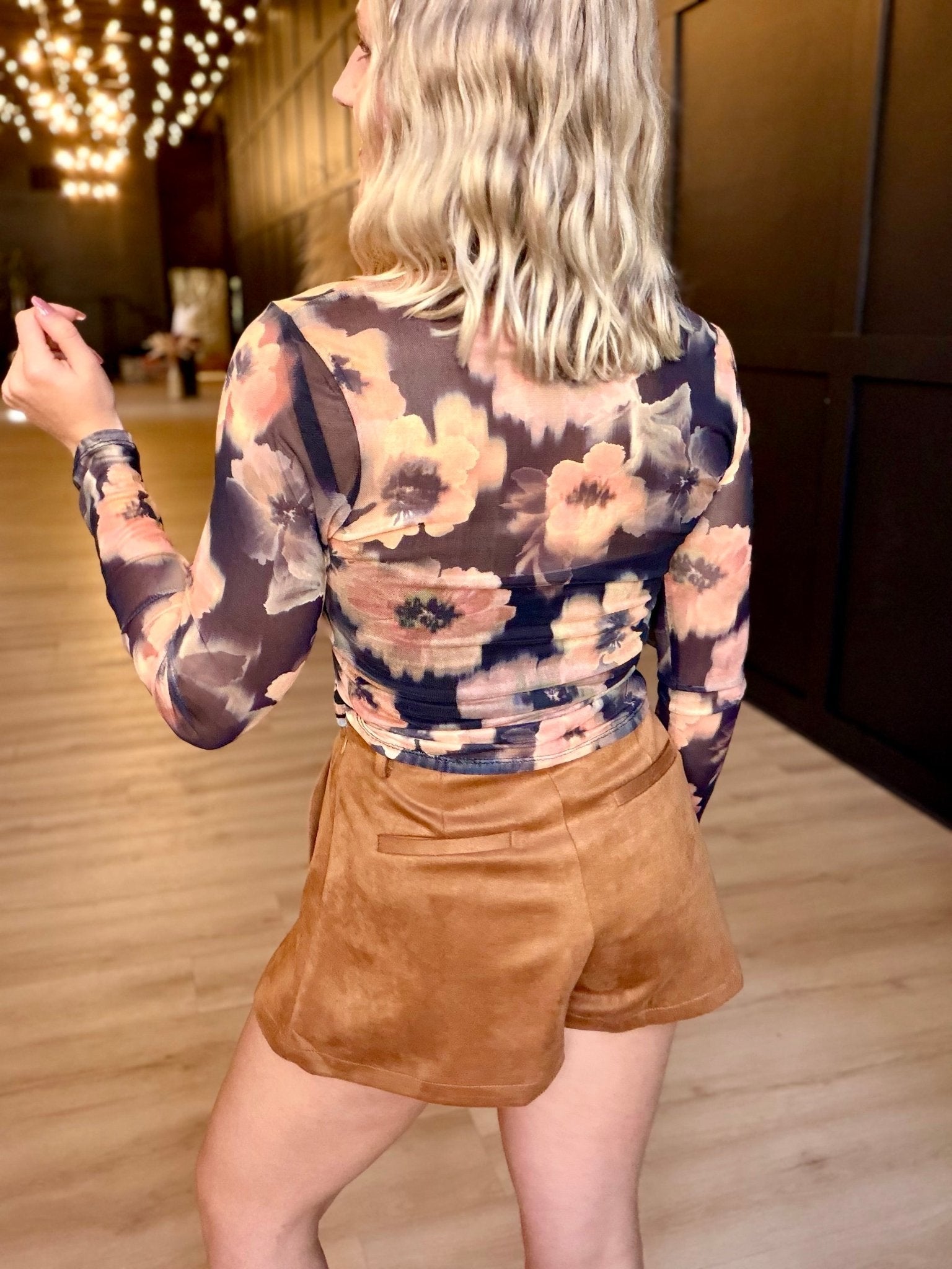 Garden Grit Knit Top In Black Multi - Infinity Raine