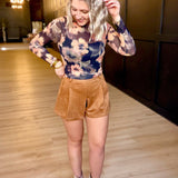 Garden Grit Knit Top In Black Multi - Infinity Raine