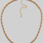 Rope Chain Necklace-Gold - Infinity Raine