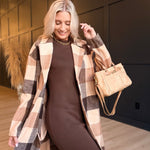 Going Places Mini Dress In Chocolate - Infinity Raine