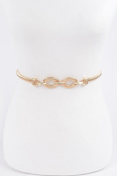 Metal Stretch Belt-Gold - Infinity Raine