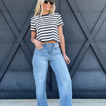 Habitual Denver Side Panel Jeans In Splash - Infinity Raine