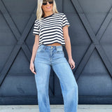 Habitual Denver Side Panel Jeans In Splash - Infinity Raine