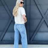 Habitual Denver Wide Leg Crop Jeans In Paloma - Infinity Raine