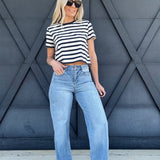 Habitual Denver Side Panel Jeans In Splash - Infinity Raine