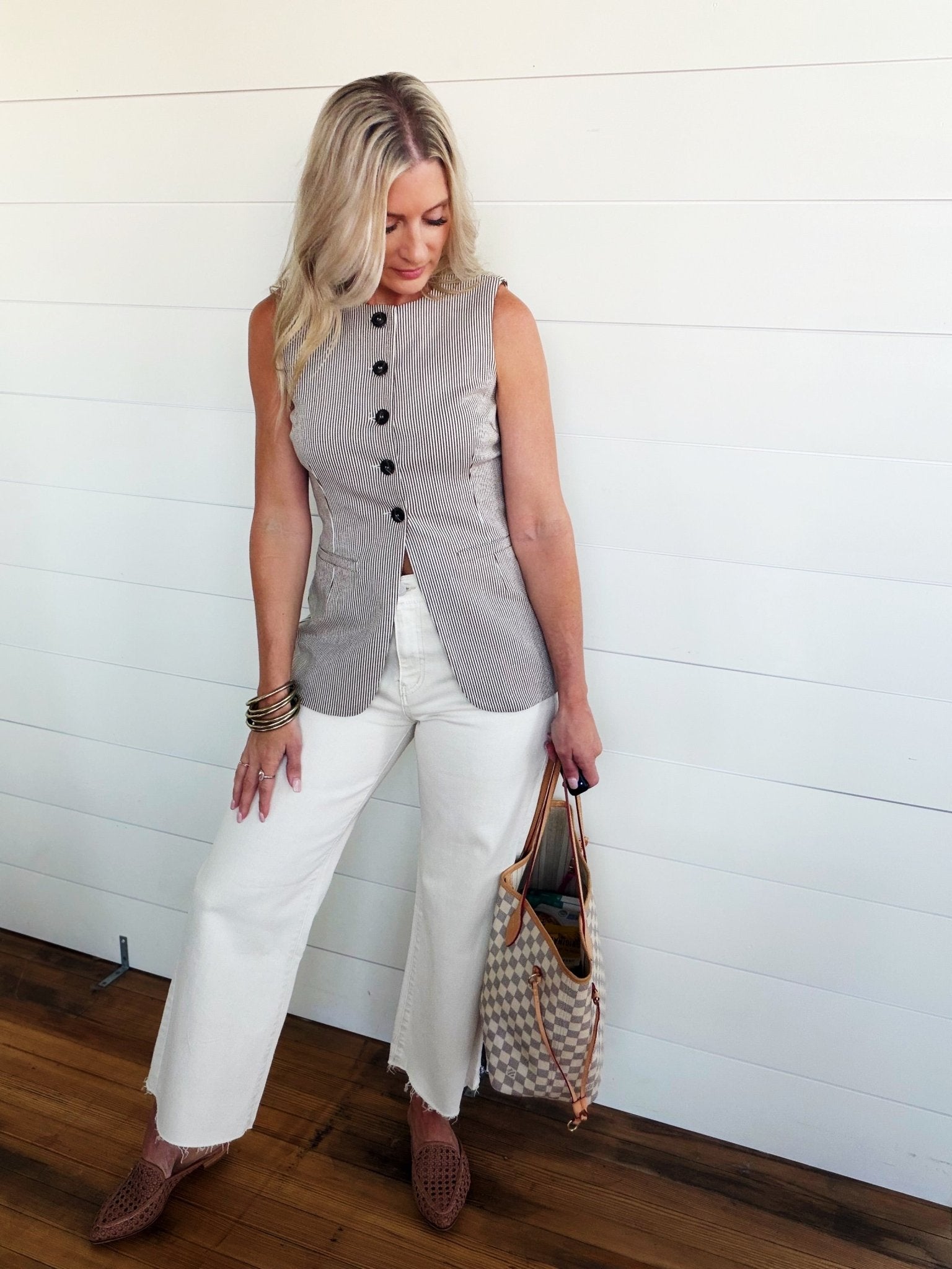 Habitual Denver Wide Leg Crop Jean In Stone - Infinity Raine