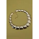 Hammered Gold Statement Necklace - Infinity Raine