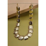 Hammered Gold Statement Necklace - Infinity Raine