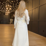 Hancock Alamo Button Down Maxi Dress In Tocuyo White - Infinity Raine