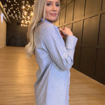 Hancock Austin Relaxed Button Down Shirt In Oxford Blue - Infinity Raine