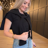 Hancock Prosper Wrap In Black - Infinity Raine