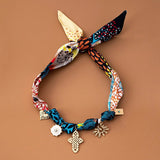 Handmade Animal Design Scarf Necklace-Cross Heart - Infinity Raine