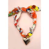 Handmade Scarf Charm Necklace - Infinity Raine