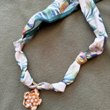 Handmade Scarf Charm Necklace - Infinity Raine