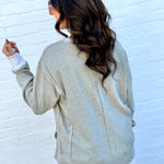 Hem & Thread Tops - Sweaters Oversized Thermal Crewneck In Olive