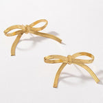 Herrington Chain Bow Tie Earrings In Multi - Infinity Raine