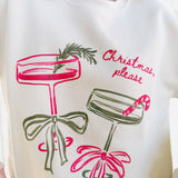 Christmas Please Holiday Crewneck Sweatshirt - Infinity Raine