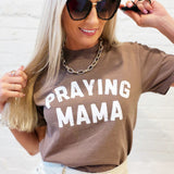 Praying Mama Tee In Espresso - Infinity Raine