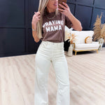 Praying Mama Tee In Espresso - Infinity Raine