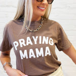 Praying Mama Tee In Espresso - Infinity Raine
