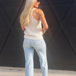 Nori Clean Stretch Wide Leg Jean In Light Wash by Hidden Jeans - Infinity Raine