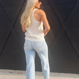 Nori Clean Stretch Wide Leg Jean In Light Wash by Hidden Jeans - Infinity Raine