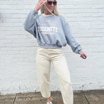 Vintage Yosemite Crewneck In Grey - Infinity Raine
