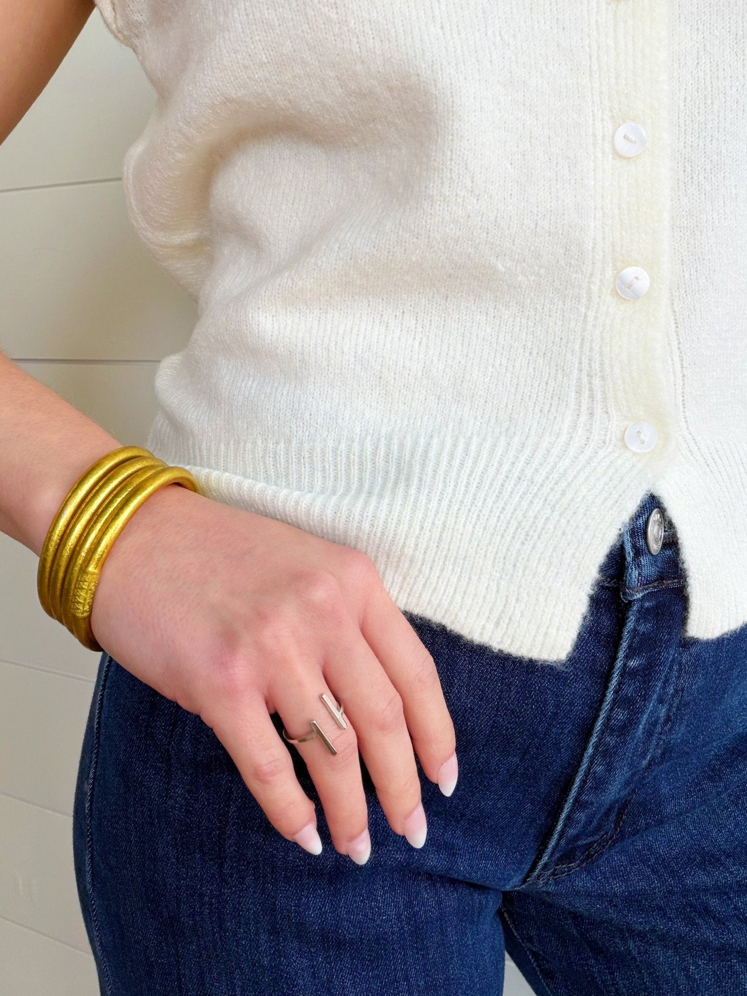 I Am Enough Double Bar Ring - Infinity Raine