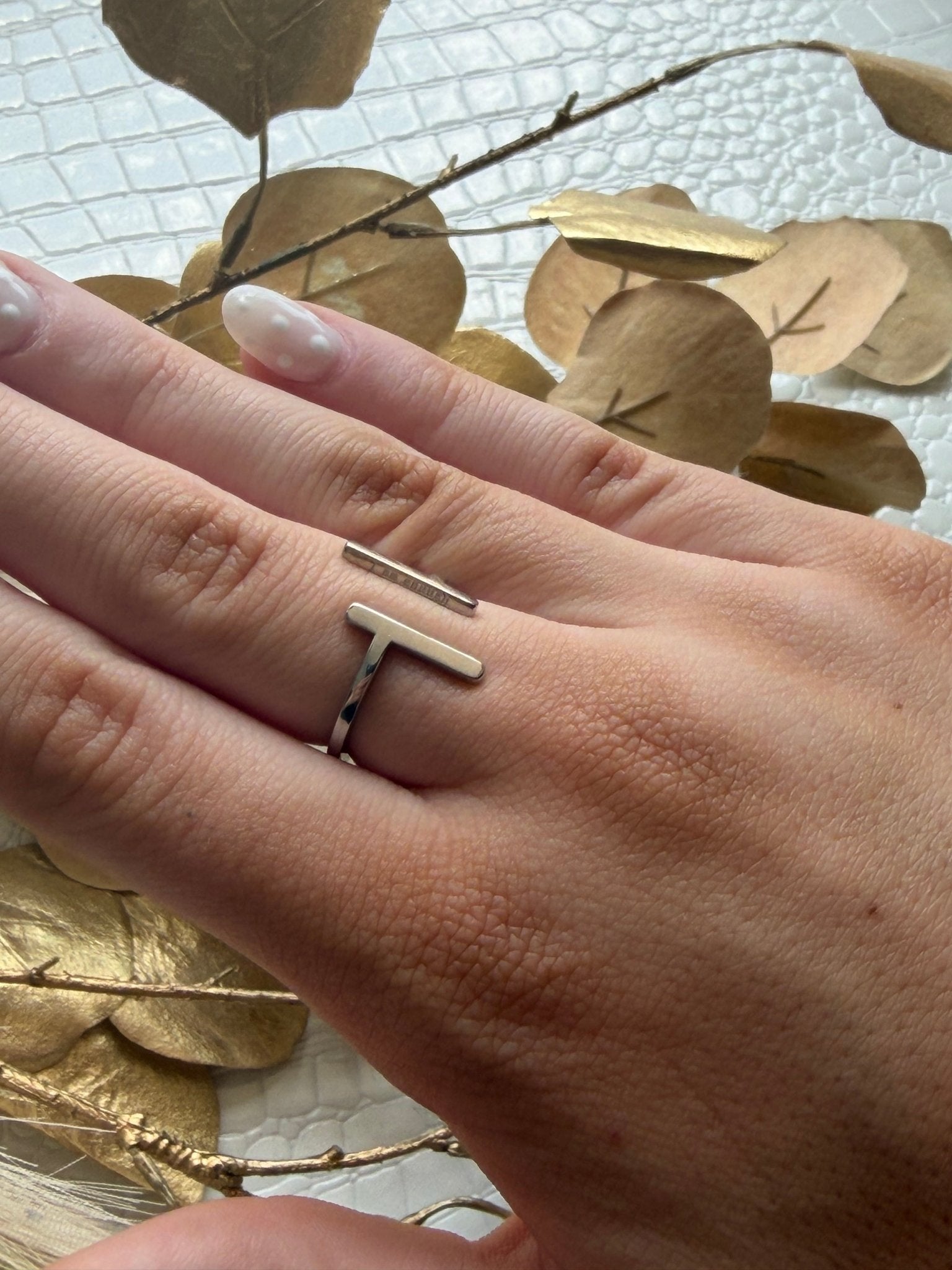 I Am Worthy Double Bar Ring - Infinity Raine