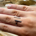 I Am Worthy Double Bar Ring - Infinity Raine