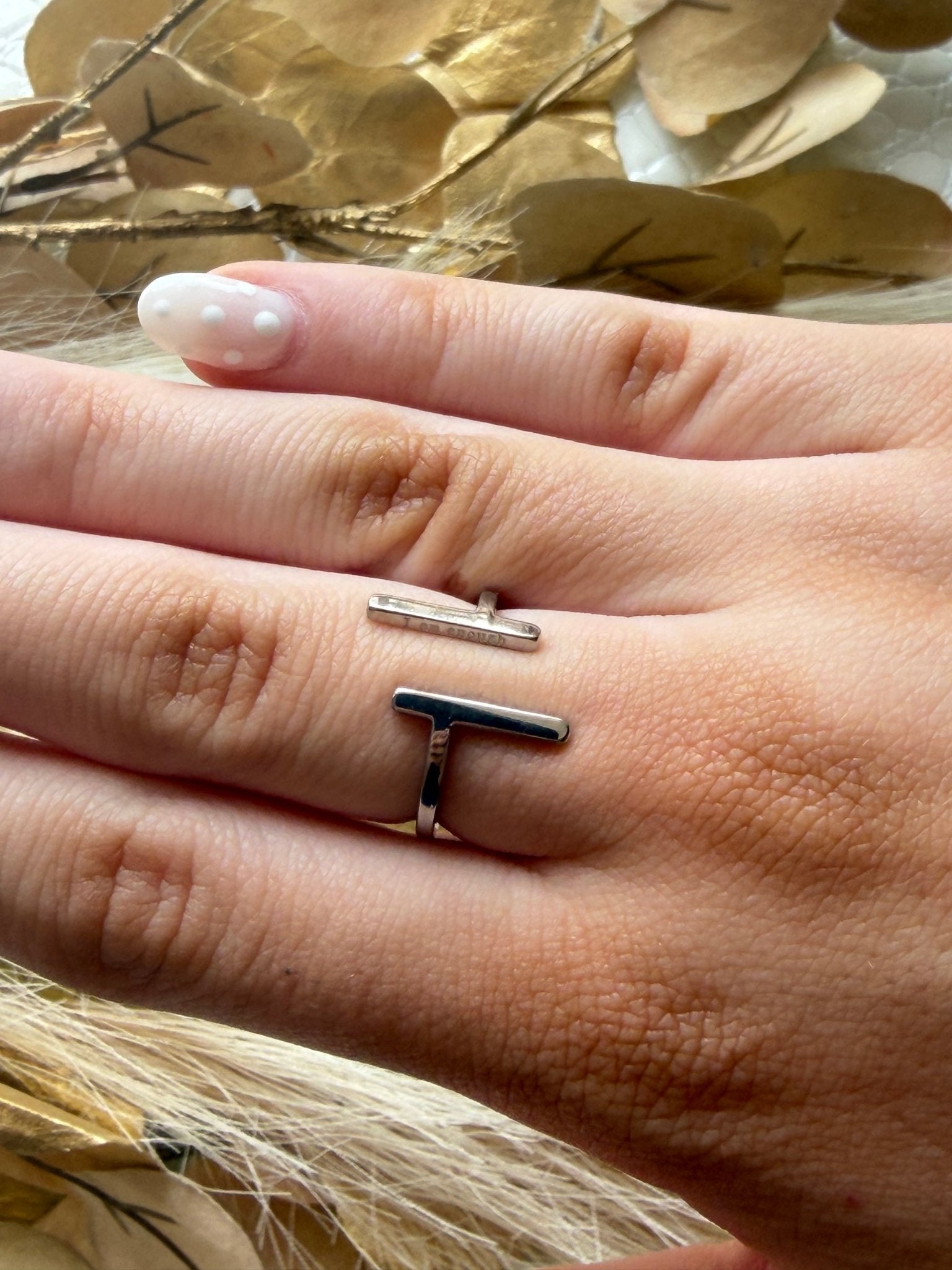 I Am Worthy Double Bar Ring - Infinity Raine