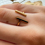 I Am Worthy Double Bar Ring - Infinity Raine