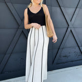 Linen Maxi Skirt-Natural - Infinity Raine