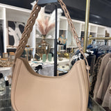 Infinity Raine Bags - Purses & Handbags Braided Shoulder Bag – Nude